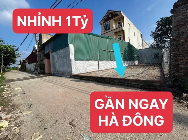CĂT LÔ MẢNH ĐẤT NÀY NẰM GẦN NGAY HÀ ĐÔNG GIÁ NHỈNH 1TỶ