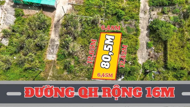 Đất Phú Ân Nam - Diên An - Diên Khánh 
Mặt Đường 16m