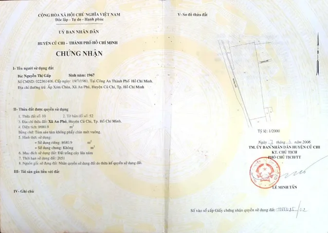 BÁN NHÀ & ĐẤT GẦN TỈNH LỘ 15 – AN NHƠN TÂY, TP.HCM