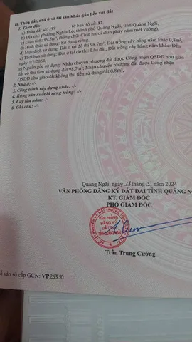 Bán đất 99.5m² có sẵn 98.7m² thổ cư ngang 4.27m giá 1.02 tỷ tại Phường Nghĩa Lộ
