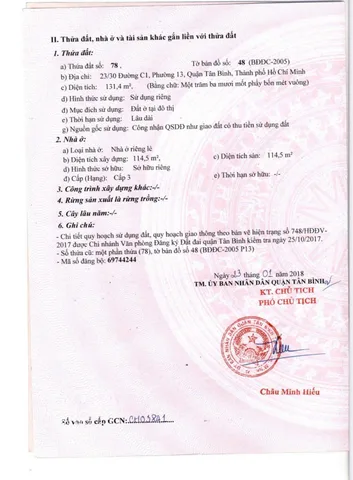 Bán Nhà Hẻm 23/30 Đường C1