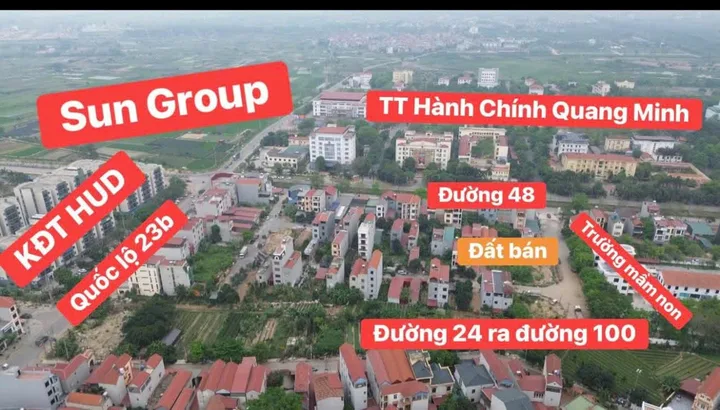 Chính chủ em còn 01 lô góc đắc địa 2 mặt tiền - Sát trường mầm non - Hàng F0 đất đấu giá