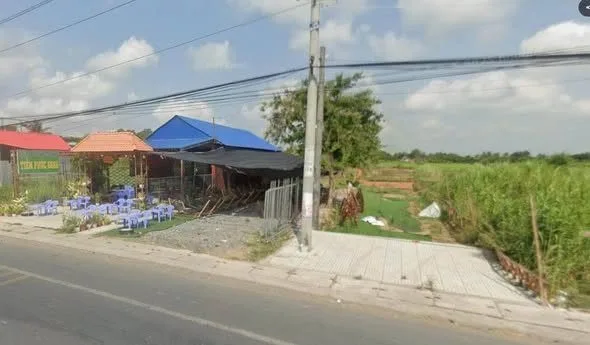 Bán đất 2 mặt tiền 191m² có sẵn 116m² thổ cư ngang 5.5m giá 1.59 tỷ tại Đường Quốc Lộ 1A Xã Phú Quới