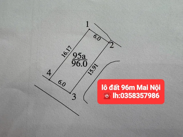 Bán nhà 96m² full thổ cư ngang 6m giá 4.54 tỷ tại Xã Sóc Sơn