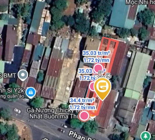Bán đất 258.7m² có sẵn 75m² thổ cư ngang 5.0m giá 3 tỷ tại Phường Thành Nhất