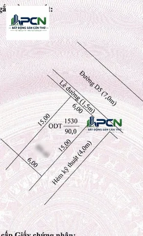 Bán đất 90m² full thổ cư ngang 6m giá 3.3 tỷ tại KDC Nam Long, Phường Cái Răng