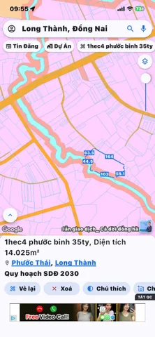 1HEC 4 VEIW SUỐI PHƯỚC BÌNH CÓ THỔ GIÁ BÁN 35 TY