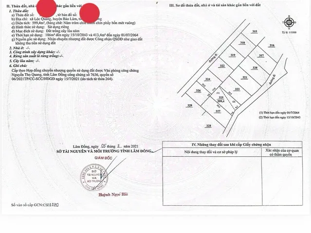 Bán đất QH thổ cư