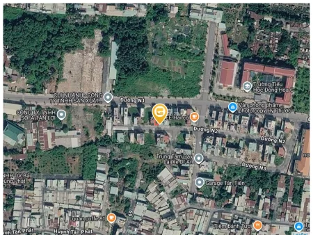 Bán đất 62.5m² có sẵn 62,5m² thổ cư ngang 5m giá 4.98 tỷ tại Phường Đông Hòa