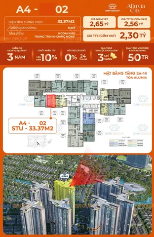 Căn Studio duy nhất trên thị trường, bàn giao cao cấp chỉ 67 triệu/m2, cách thủ đô 15 phút lái xe!