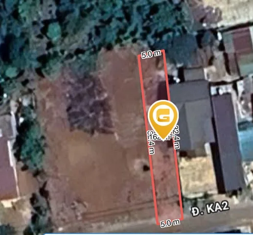Bán đất 160.8m² có sẵn 60m² thổ cư ngang 5.0m giá 2.05 tỷ tại Phường Tân An