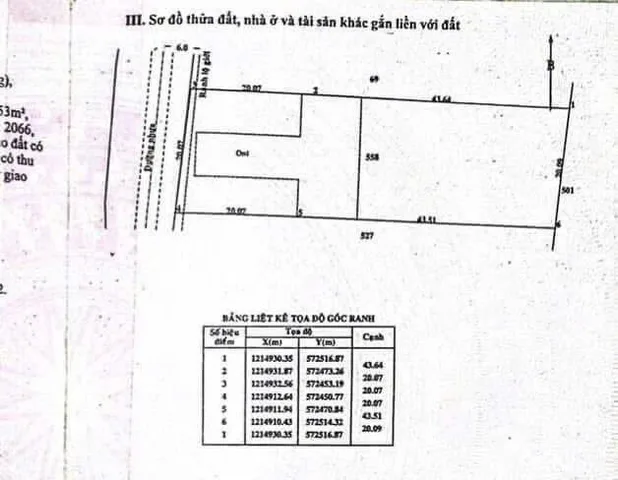 Đất Củ Chi Giá Rẻ – MT nhựa Thái Mỹ, 1.273m² có 320m² thổ cư giá hạ còn 6,3 tỷ