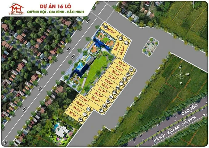 🏡 LÔ ĐẤT QUỲNH BỘI – GIA BÌNH – BẮC NINH Ở NGAY – GIÁ HỢP LÝ