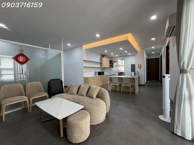 Chính chủ cho thuê căn hộ lô góc The Everrich 1, DT 100m2, 2PN + 2 WC, giá 19tr/tháng