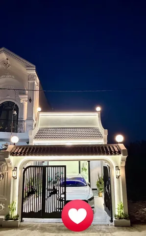 Nhà mới xây dựng phong cách INDOCHINE  hẻm xe hơi gần Quảng Trường Tp Mỹ Tho