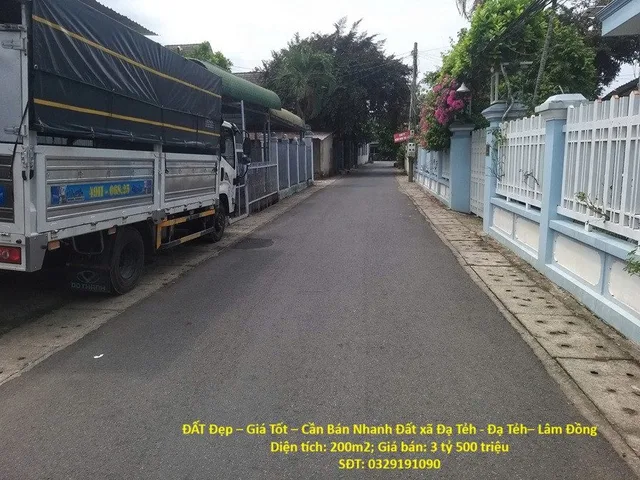 ĐẤT Đẹp – Giá Tốt – Cần Bán Nhanh Đất xã Đạ Tẻh - Đạ Tẻh– Lâm Đồng