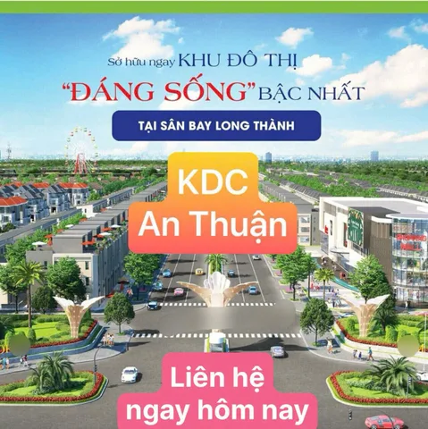 Bán lô góc 2 mặt tiền cực đẹp giá tốt nhất thị trường KDC An Thuận gần sân bay Long Thành Đồng Nai
