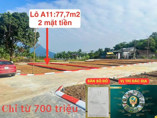 Đất nền Thanh Thuỷ đang sốt chỉ hơn 700 triệu sẵn sổ