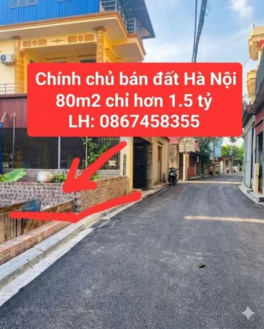 CHỦ CẦN TIỀN GẤP - BÁN ĐẤT CHƯƠNG MỸ - GIÁ CHỈ HƠN 1.5 TỶ!