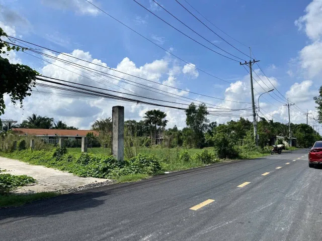 Bán đất mặt tiền kinh doanh buôn bán MT đường Trung An xã Trung An Củ Chi TPHCM, DT: 6x35m.