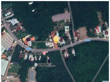 Bán đất 872.8m² có sẵn 100m² thổ cư ngang 10m tại Xã Phước Thành
