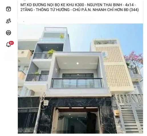 MT.KD ĐƯỜNG NỘI BỘ KỀ KHU K300 - NGUYỄN THÁI BÌNH - 4x14 - 2TẦNG - THÔNG TỨ HƯỚNG - CHỦ P.Á.N. NHANH CHỈ HƠN 8Đ (344)

📞 Liên hệ xem ngay: 0902 106 911
