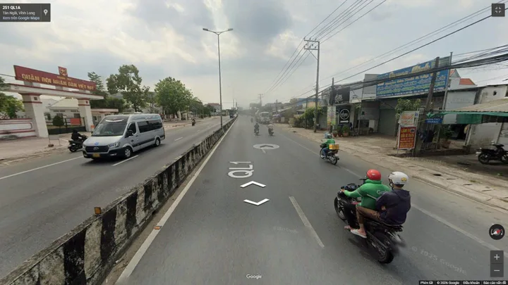 Bán đất 283.8m² ngang 6m giá 5.11 tỷ tại Đường Quốc Lộ 1A gần Quân Đội Nhân Dân, Phường Tân Ngãi