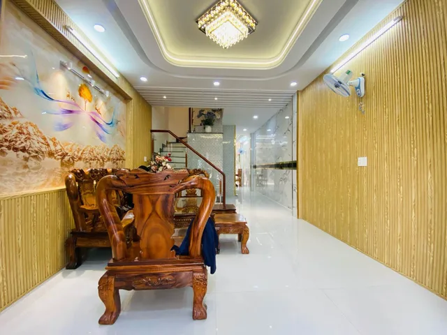 Nhà Phố 4 Tầng Mới Xây 64m2 - Thang Máy- Xe Hơi Đậu Ngay Cửa  RaThẳng  Phạm Văn Chiêu P9 Gò Vấp