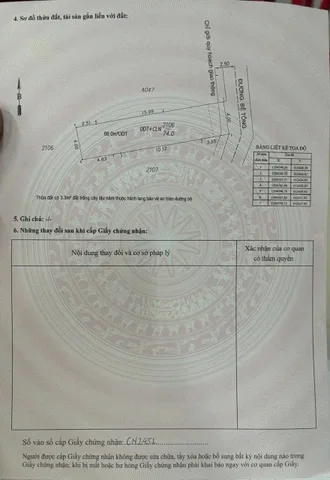 Bán đất 74m² có sẵn 66m² thổ cư ngang 4m giá 3.3 tỷ tại Phường Đông Hòa