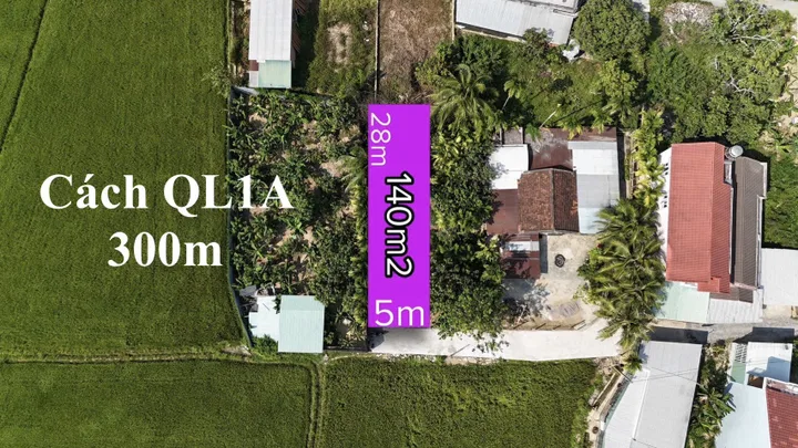 BÁN ĐẤT 5x28=140M2 SAU LƯNG BV DIÊN KHÁNH – Ô TÔ TỚI ĐẤT