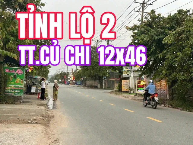 Đất Củ Chi Giá Tốt – Bán đất mặt tiền Tỉnh Lộ 2, gần Thị Trấn Củ Chi giá 5 tỷ 6