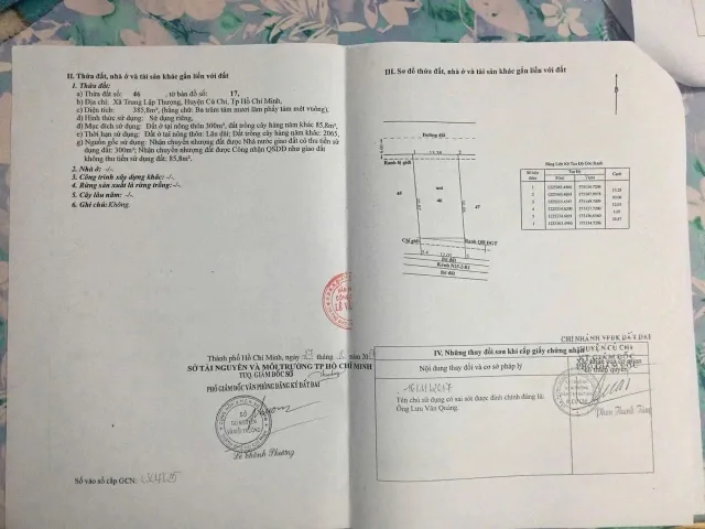 Đất Củ Chi Giá Tốt – Đất 2 mặt tiền Trung Lập Thượng giá 3 tỷ 500