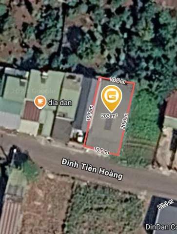 Bán đất 202.7m² có sẵn 55m² thổ cư ngang 10.0m giá 5.1 tỷ tại Xã Krông Pắc