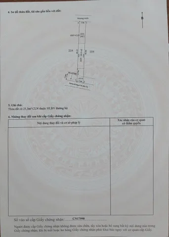Bán đất 244m² có sẵn 100m² thổ cư ngang 5m giá 1.35 tỷ tại Phường Phú An