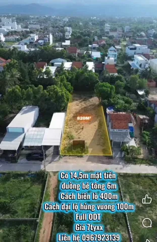 🌊 ĐẤT VEN BIỂN LÒ 2 – GIÁ 9TR/M²

📍 Phú Thọ 2, Hòa Hiệp – gần biển (400m)
📐 822m² Full đất đô thị
🚗 MT 14,5m – đường 8m – nở hậu 16m

🏡 Hợp làm homestay, nghỉ dưỡng
📌 Gần trung tâm – đi Tuy Hòa 15–20p

💰 9 triệu/m²

☎️ 0967 923 139 (Zalo)

🏠 