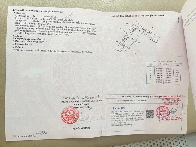 Đất Củ Chi Giá Tốt – Sát Bệnh viện Củ Chi ngang 7m giá 2 tỷ 450