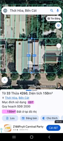 Nhà Đất Thới Hòa Bến Cát Bình Dương