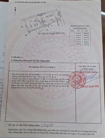 Nhà Đất An Tây Bến Cát Bình Dương