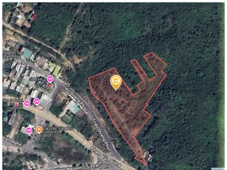 Bán đất 7700m² có sẵn 6700m² thổ cư ngang 300m giá 470 tỷ tại Phường Bắc Nha Trang