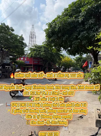 ⸻

🏡 NHÀ TRUNG TÂM TP TUY HÒA – GIÁ TỪ 1 TỶ ĐẾN 16 TỶ

🔥 Nhiều phân khúc – phù hợp ở, đầu tư, kinh doanh
📍 Vị trí: trung tâm TP Tuy Hòa, gần chợ, trường học, biển
🏠 Nhà 1 mê, 2 mê, 3 mê – có sẵn dòng tiền
🚗 Hẻm ô tô / mặt tiền – khu dân cư đông đúc