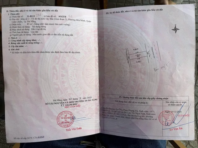 📌📌📌LÀM VIỆC TRỰC TIẾP GIÁ TỐT !!! Bán đất Bàu Năng 5, Hòa Minh
