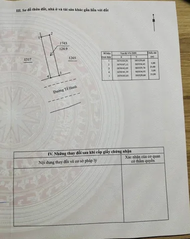 Bán đất 125.6m² có sẵn 125m² thổ cư ngang 5m giá 2 tỷ tại Xã Sơn Tịnh
