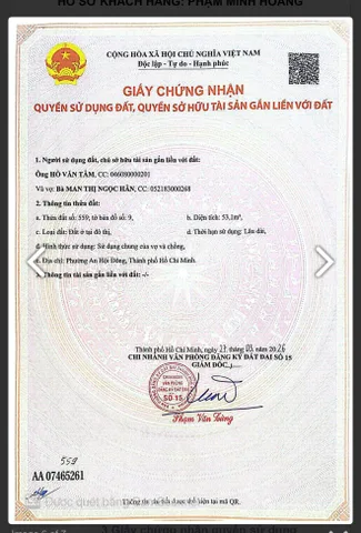 Bán đất nằm trong khu đồng bộ cao tầng xây mới 100%.
