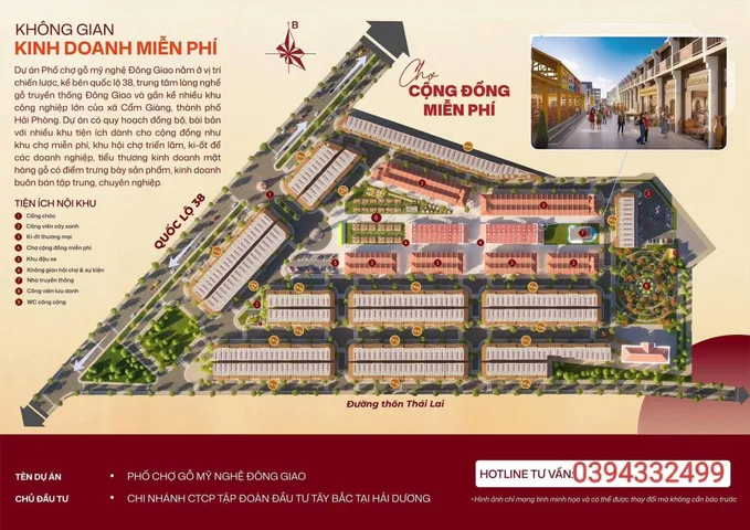 Phố chợ đồ gỗ mỹ nghệ Đông Giao
