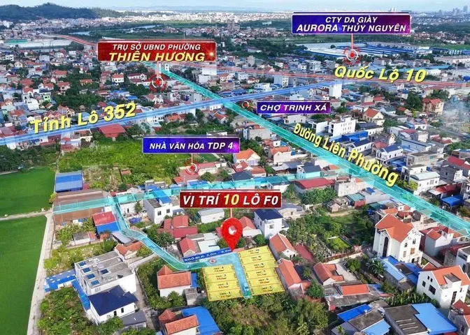 Bán 50 m Thiên Hương ngõ ô tô đi bộ ra chợ Trịnh, ngay đầu đường là quán xá tấp lậpL/h:076.231.9990 em Thúy