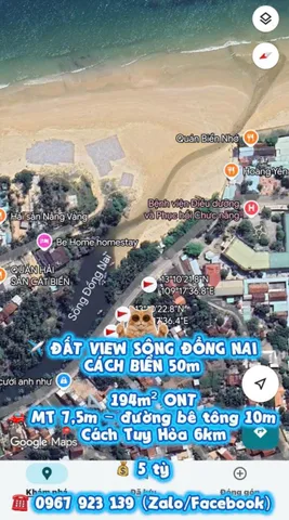✈️ ĐẤT VIEW SÔNG ĐỒNG NAI– CÁCH BIỂN 50m

📐 194m² ONT
🚗 MT 7,5m – đường bê tông 10m
📍 Cách Tuy Hòa 6km

💰 5 tỷ

☎️ 0967 923 139 (Zalo/Facebook)

🏠 Nhận ký gửi BĐS Phú Yên

#bds #phuyen