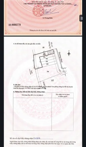 Đất ở TT Nam Ban. View Đep. Giá Sốc.Giá 1.050 Tỷ. DT hơn 1000m2. Sẵn 90m thổ cư