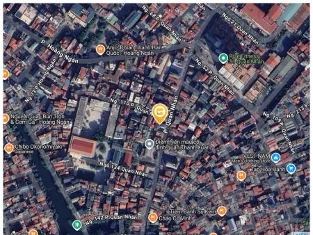 Quan Nhân Thanh Xuân phân lô nhà 5 tầng 36m2 ô tô đỗ cửa gần chợ trường học vị trí trung tâm hiếm nhà đẹp