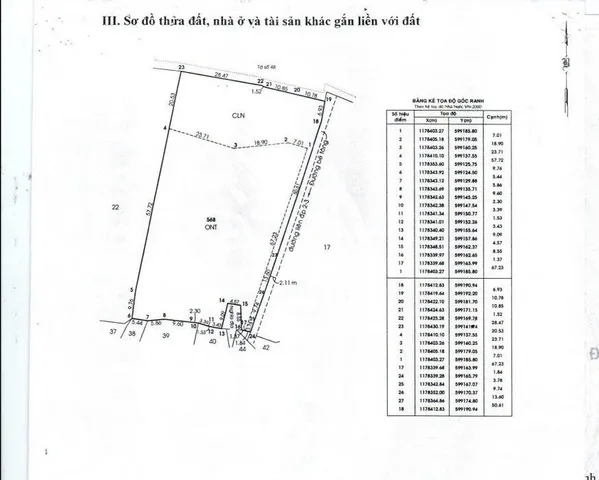 Bán đất 5039m² có sẵn 3443m² thổ cư ngang 50m giá 32 tỷ tại Xã Hưng Long