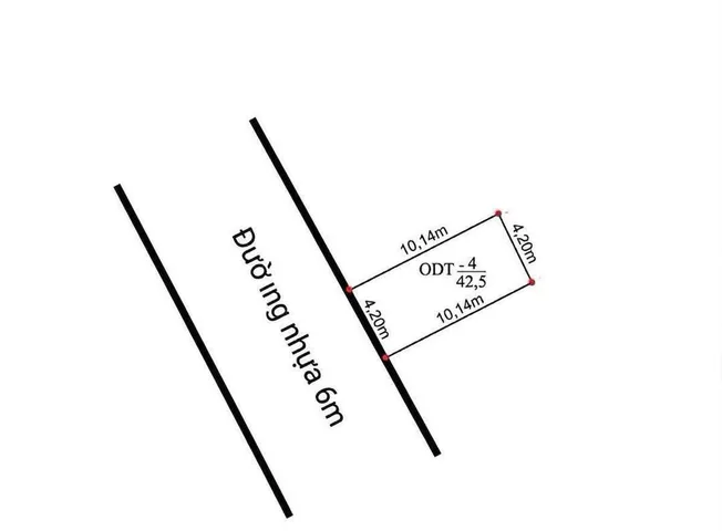 Bán đất 42,5m² full thổ cư ngang 4,2m giá 1.19 tỷ tại Phường Nam Đồ Sơn (ngõ 6m Trung Nghĩa)